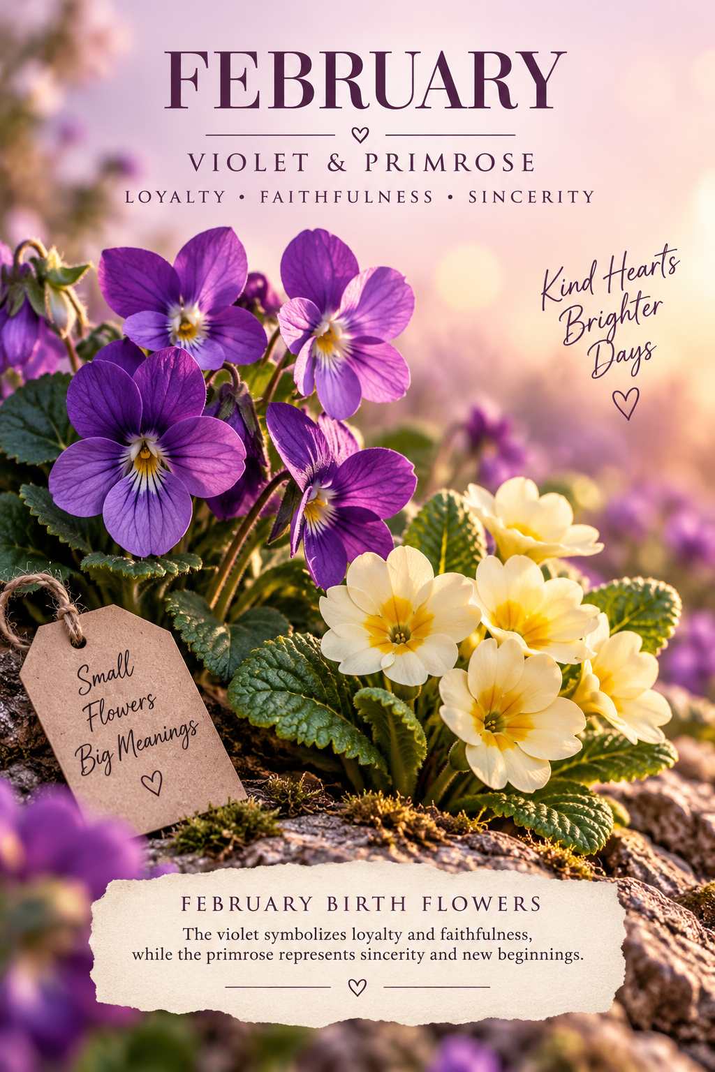 February birth flowers