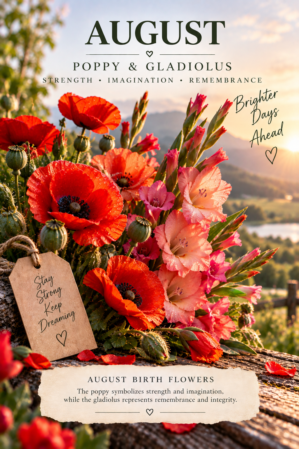 August birth flowers