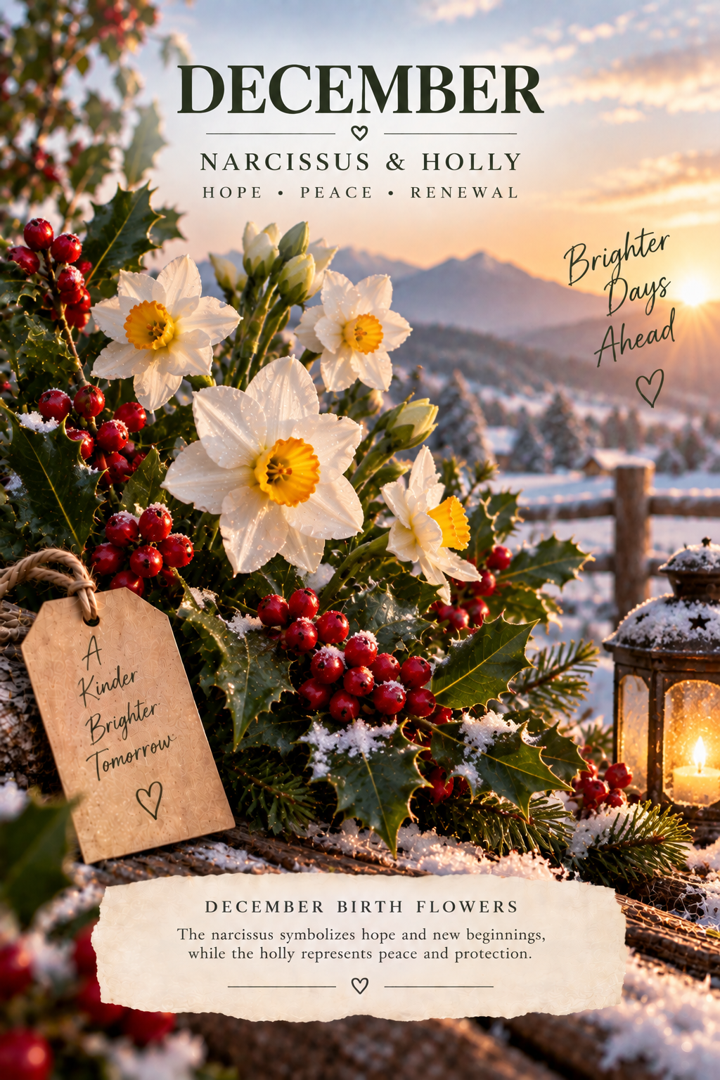 December birth flowers