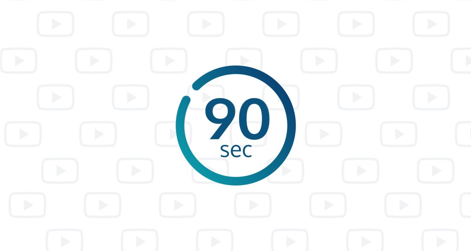 When is a 90 second video useful?