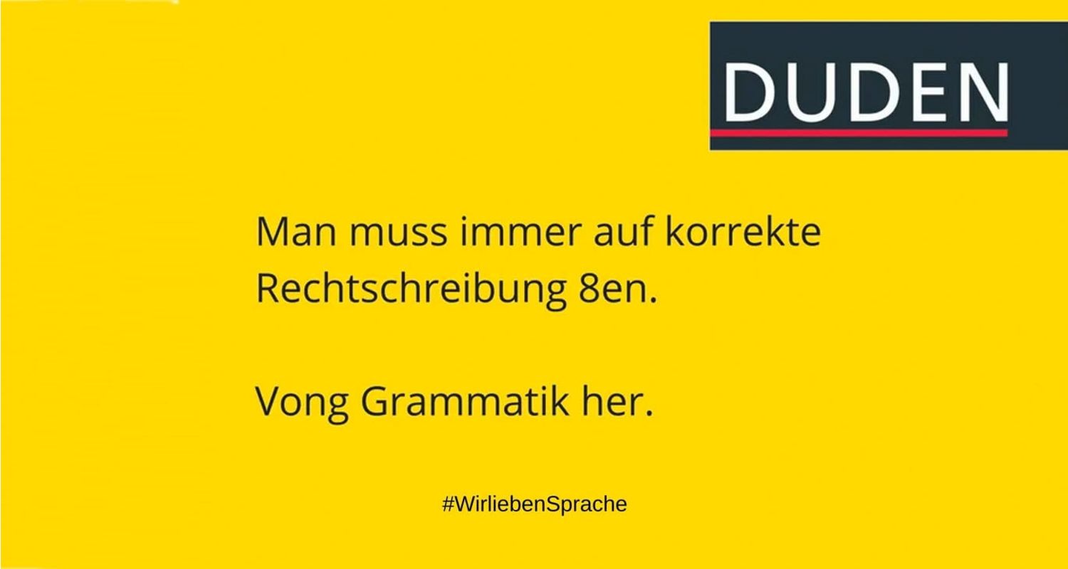 Sogar der Duden widmete dem vong-Hype einen Post (shorturl.at/mrsBP)