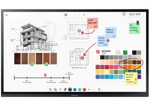 PN-LA862 86" InGlass™Touch Display