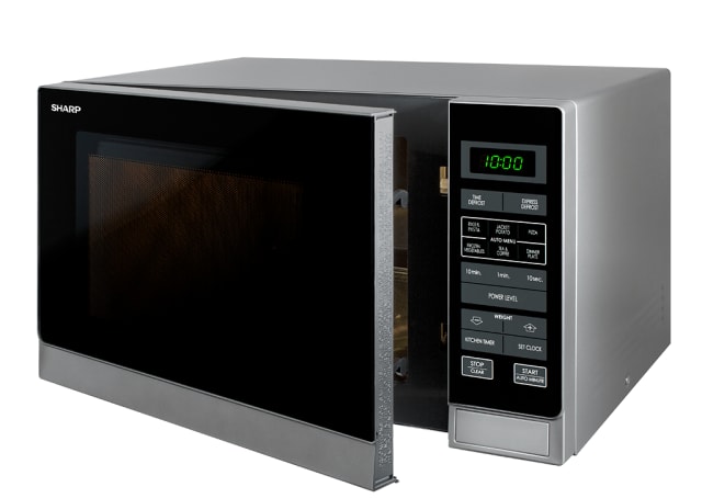 900W Midsize Microwave - Silver