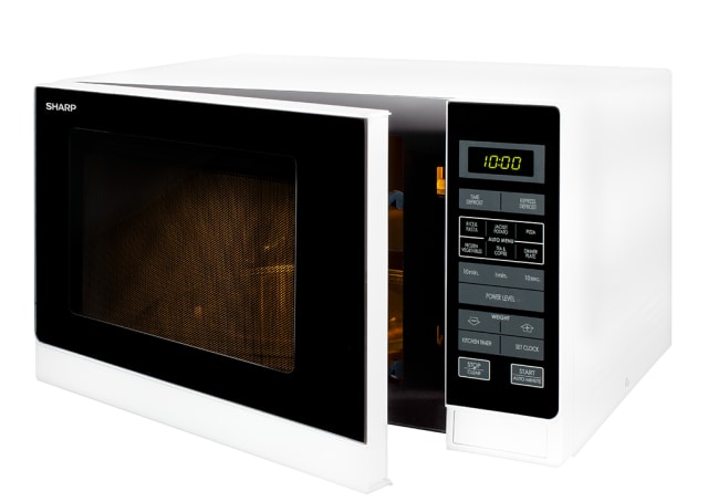 900W Midsize Microwave - White
