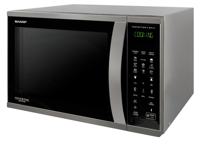 1000W Convection Microwave - Stainless Steel