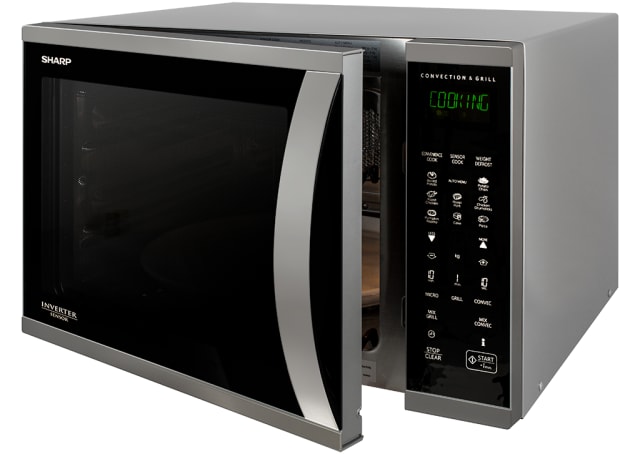 1000W Convection Microwave - Stainless Steel