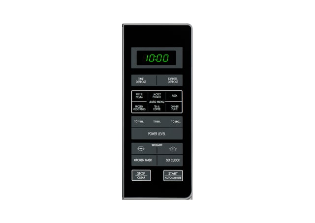 900W Midsize Microwave - Silver