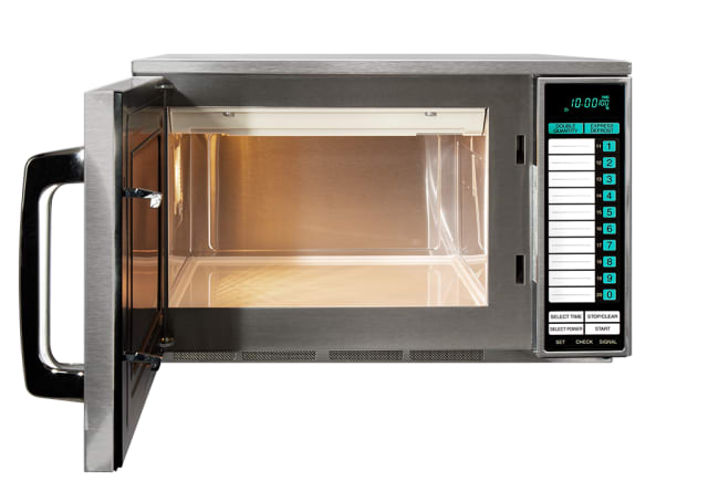 1500W Commercial Microwave - Stainless Steel