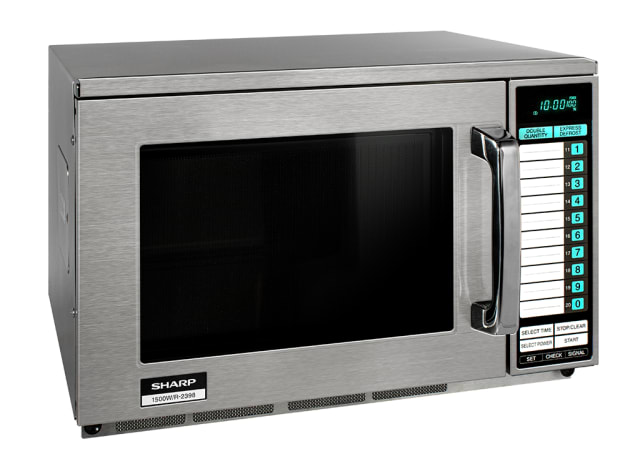 1500W Commercial Microwave - Stainless Steel