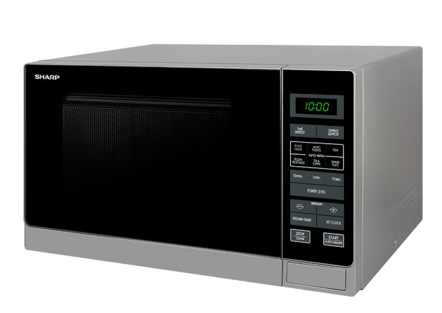 900W Midsize Microwave - Silver