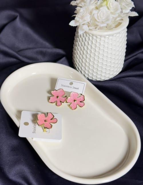 Floral Earrings & Ring Set