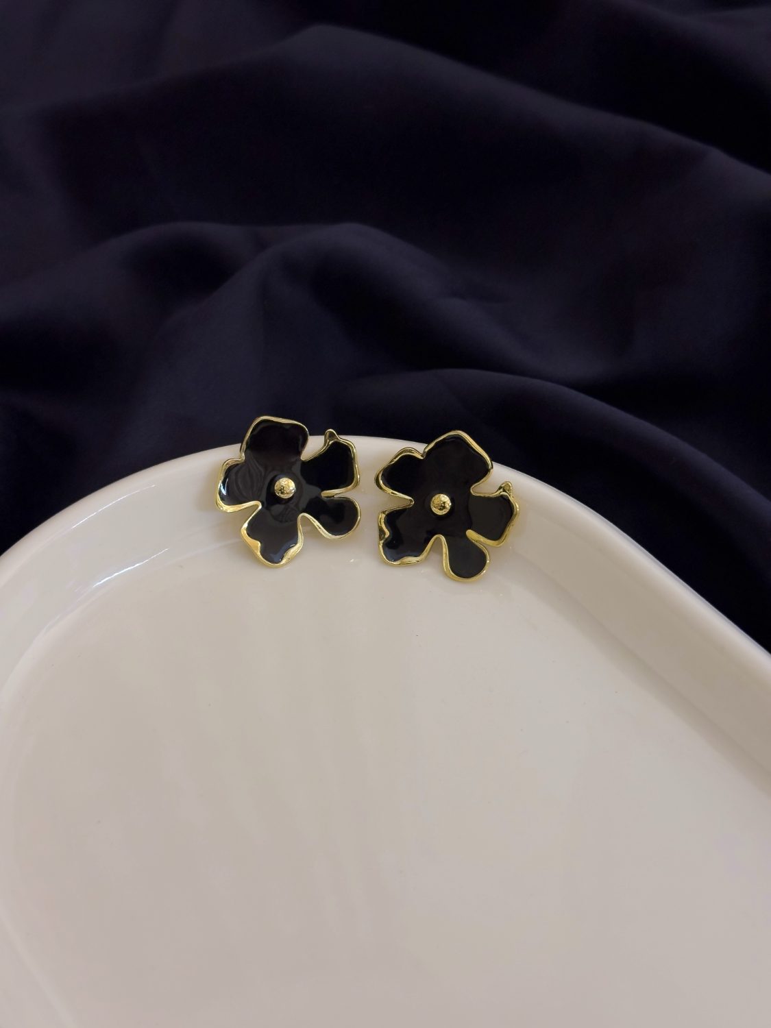 Aura Fleur Enamel Studs
