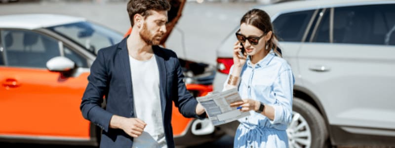 Car accident report: the procedures drivers filling out an accident report