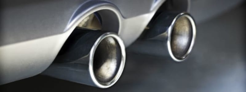 A split exhaust on a car Here's how a split exhaust on a car is fixed