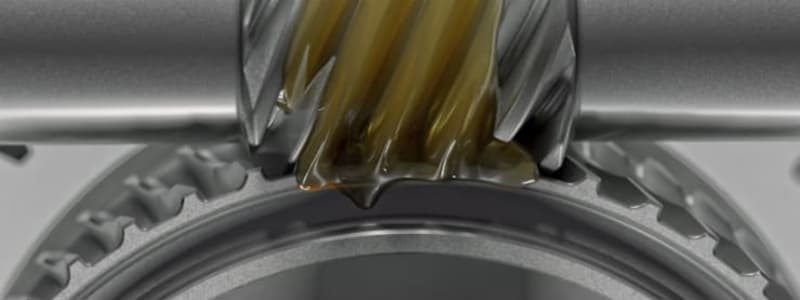 Motorolie i en motor Olie til bilens motor