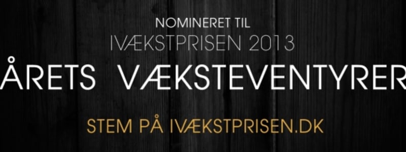 Ivækstprisen 2013 banner Autobutler nomineret til Ivækstprisen 2013