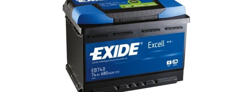 Exide-batteri til bil Bilbatteri af mærket Exide