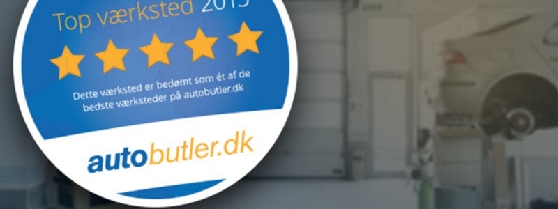 Top værksted 2015 Autobutler kårer Danmarks bedste værksteder