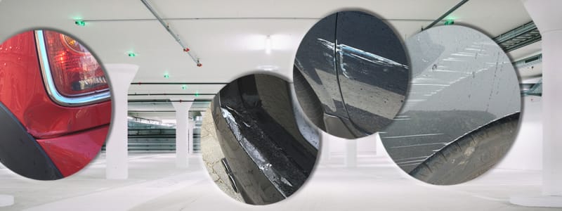 Bilkabuler Buler og skrammer i bil