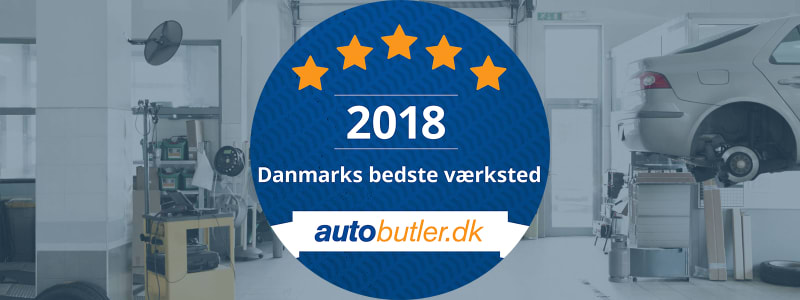 Autobutler kårer DK's bedste værksted 2018 Danmarks bedste værksted 2018