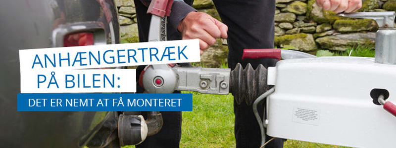 Det er let at eftermontere anhængertræk på bilen Få anhængertræk på din bil