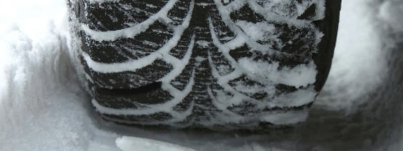 Vinterdäck på sportlovet Vinterdäck på snö