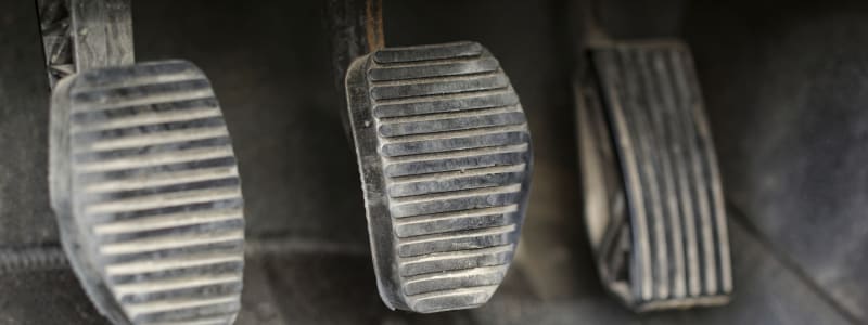 Koppling i bil Kopplingspedal i bil