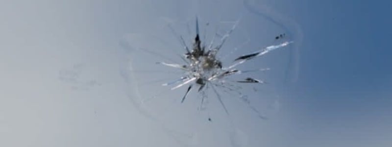 Pris på glasarbete på Ford-bilar Stenskott på en Ford