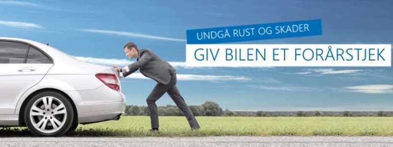 Få tjekket de vigtigste ting inden foråret Her er en liste til forårstjek af din bil