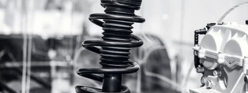 Stötdämpare i en Fiat Reparation av fjädringen på en Fiat