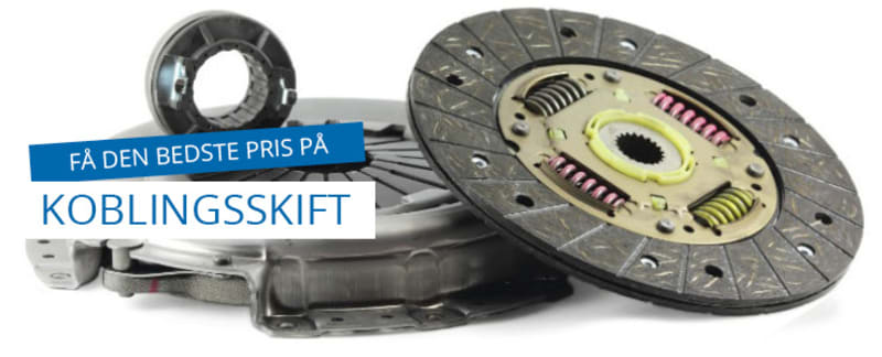 Pris på koblingsskift Få den bedste pris på skift af kobling