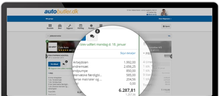 Billigt skift af tandrem på bil med Autobutler
