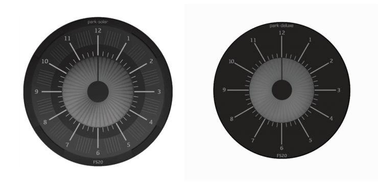 Park Solar & Park Deluxe Elektroniske p-skiver