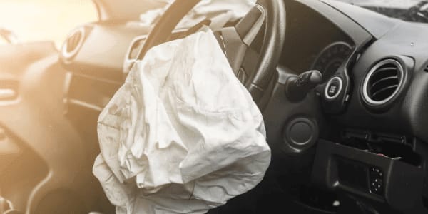 airbag in a car