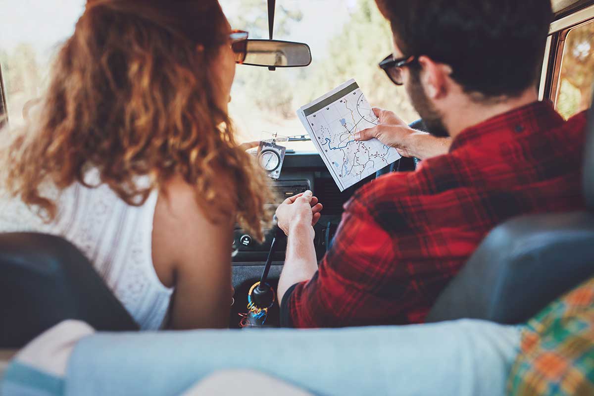 couple sur un road trip