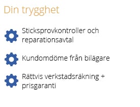 Trygghet är viktigt för oss. Skapa ett uppdrag och du kan vara säker på att verkstaden utför arbetet enligt bestämda riktlinjer Du får snabbt och lätt 3 offerter