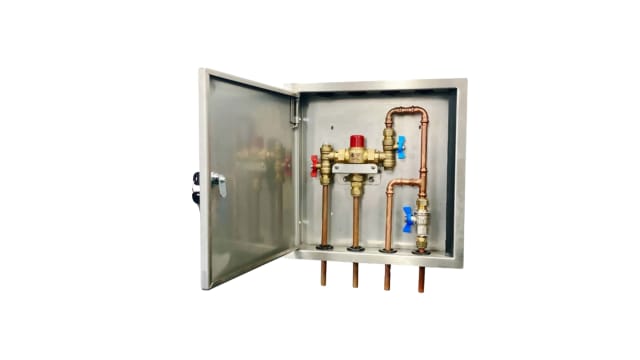 TMV 20mm Plumbed In Box W/Bypass