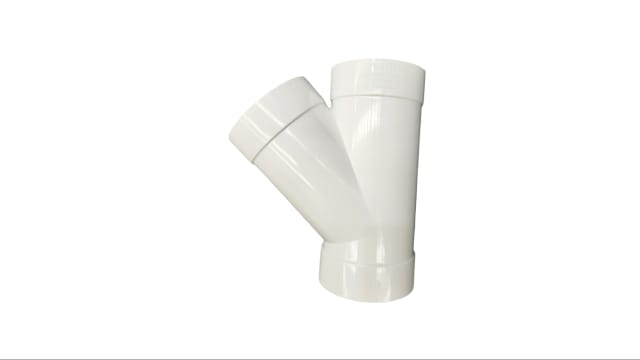 S/Water 90mm x 45° Junction