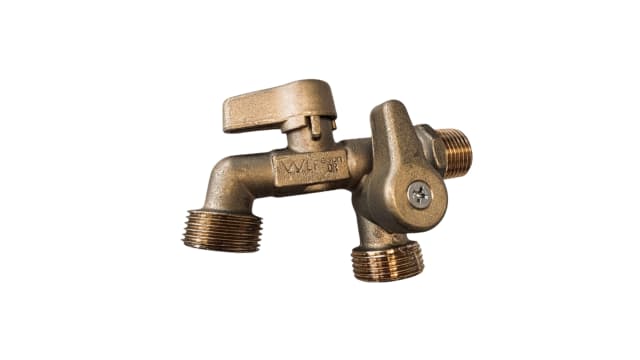 Hose Cock Double Outlet Male