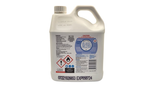 Clear Solvent Cement 4L Type N