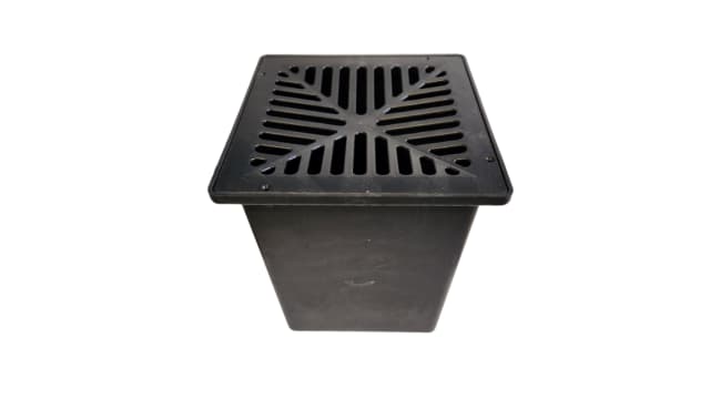 Stormwater Pit Black Polymer Grate 250mm