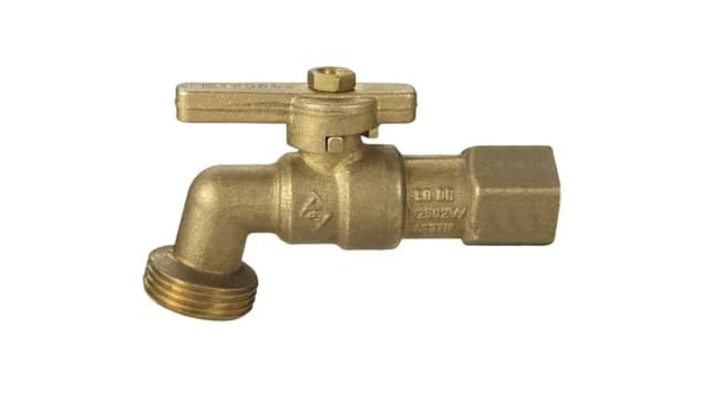 Hose Cock Lever Handle 1/4 Turn FI