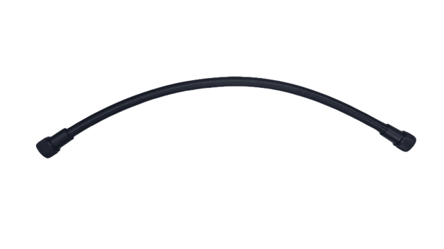 Flexible Hose SS316 Pex Lined 15mm Black