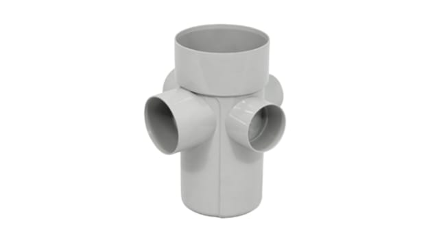 DWV Boss Gully 100 - 50x50x40x65mm