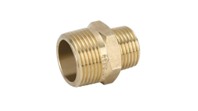 Brass Reducing Hex Nipple