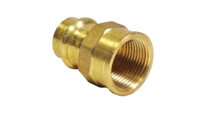 Copper Press Gas Adaptor FI