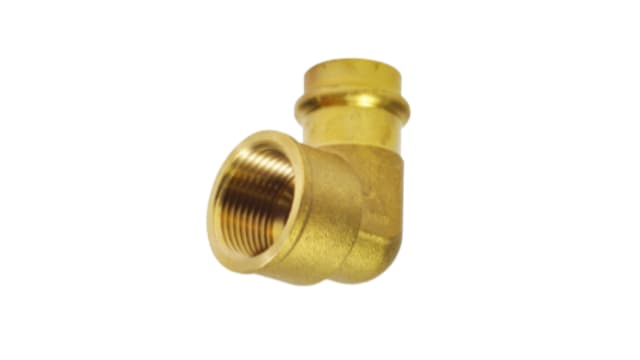 Copper Press Gas Elbow FI
