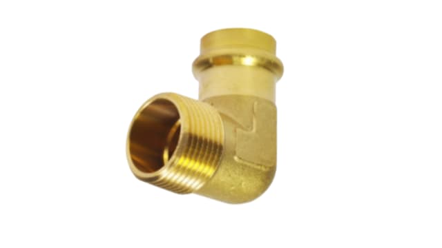 Copper Press Gas Elbow MI