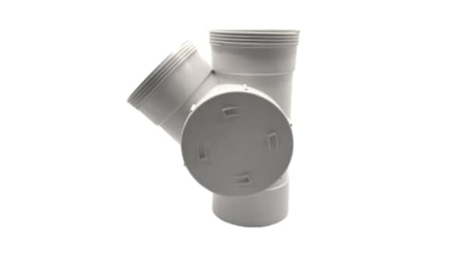 DWV Junction 100 X 45° L/H Access F&F Plain