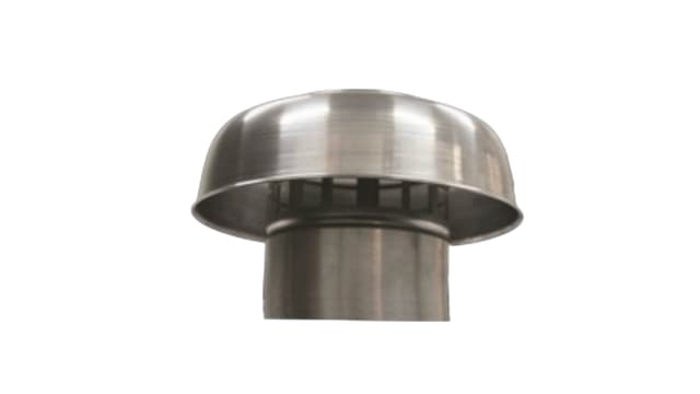 Aluminium Mushroom Vent Cowl 125mm (with BAL Mesh)